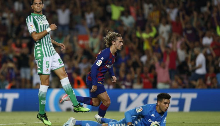 Griezmann scores twice as five-star Barcelona hit back to beat Real Betis