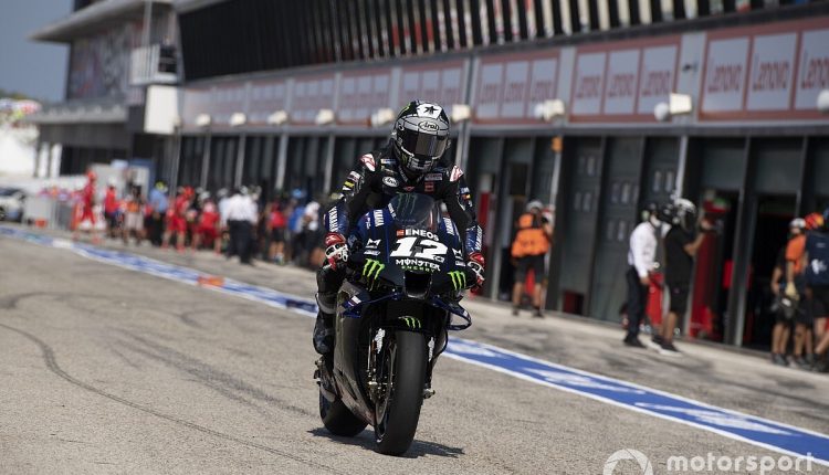 Vinales tops Misano MotoGP test, Morbidelli absent