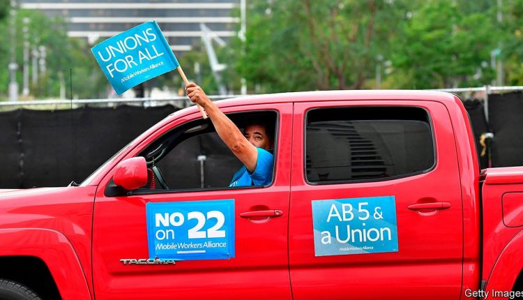 Californians vote on the future of Uber