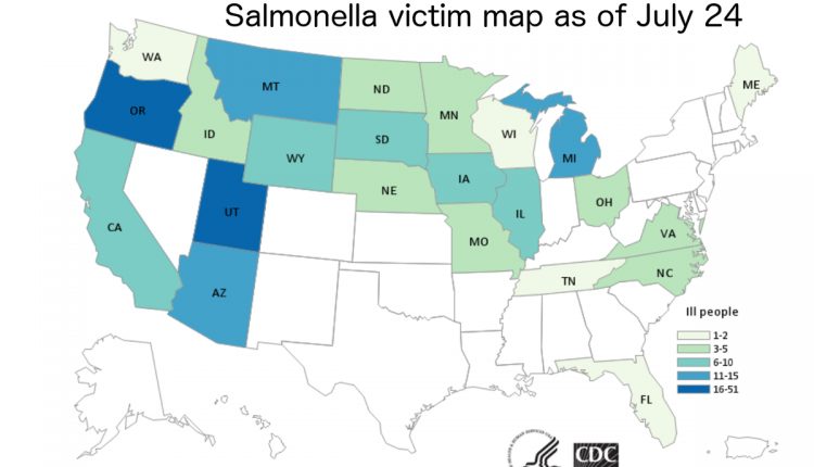 Mysterious Salmonella outbreak quickly sweeping across the country