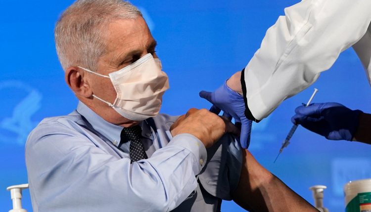 Dr. Fauci Just Received the Moderna COVID-19 Vaccine