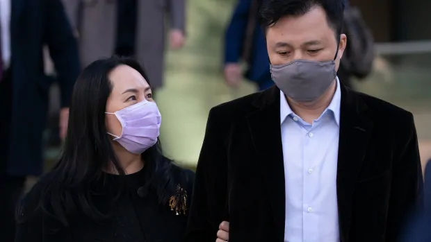 Husband, children of Huawei’s Meng Wanzhou granted permission to travel to Canada