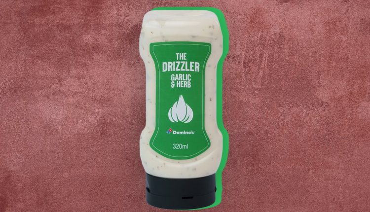 You can now get the Domino’s garlic and herb dip in a squeezy bottle