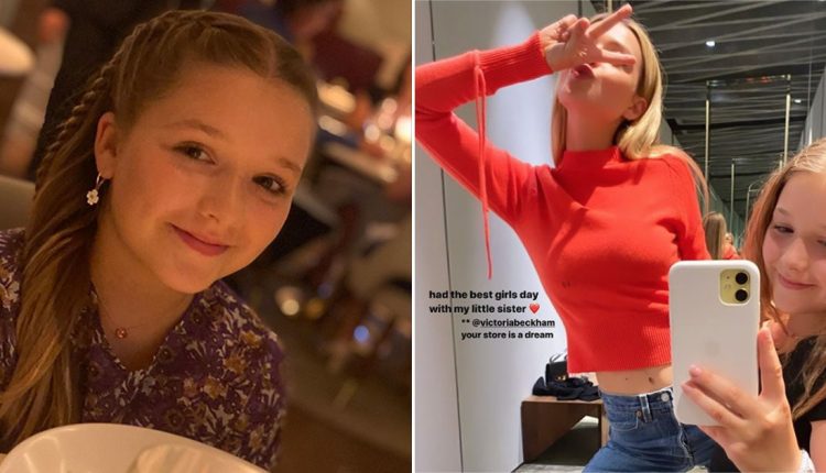 Harper Beckham enjoys cute girls’ day with Nicola Peltz before David and Victoria take her for dinner date