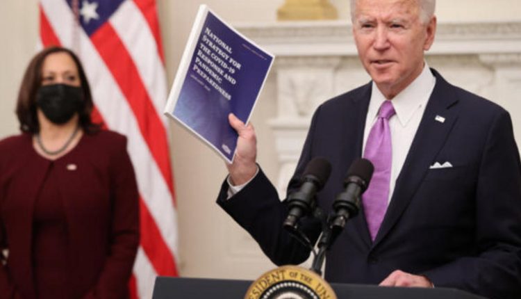 Biden signing executive orders on economic relief amid pandemic