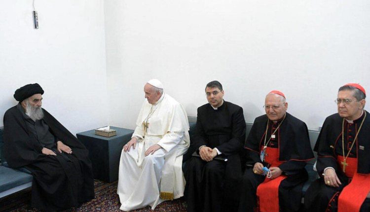 Pope Francis and Iraq’s top Shiite cleric hold historic meeting