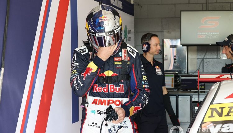 Van Gisbergen driving through collarbone pain