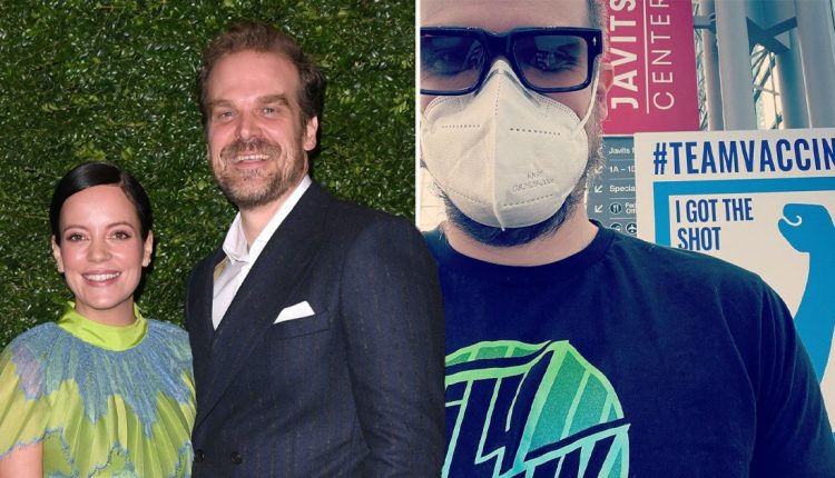 Lily Allen’s husband David Harbour gets Covid vaccine on doctor’s orders: ‘Protect the ones you love’