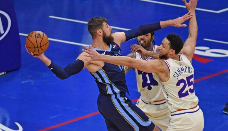 Without Joel Embiid, Sixers routed by Grizzlies