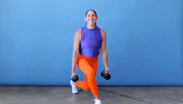 A Lower Body Dumbbell Workout to Fire Up Your Butt and Legs