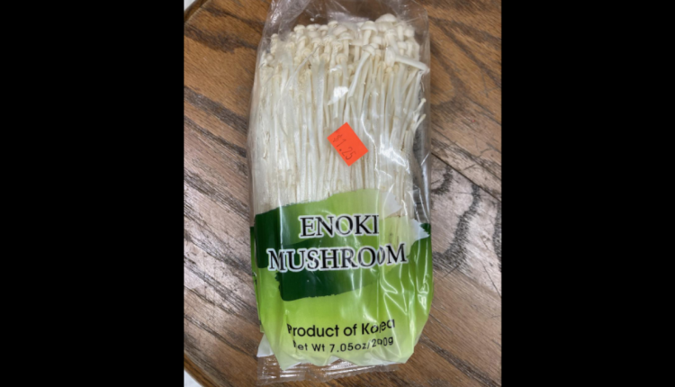 Another enoki mushroom recall because of Listeria risk
