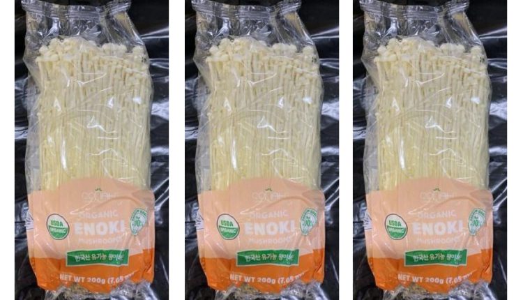 Organic Enoki mushrooms recalled nationwide because of risk of Listeria