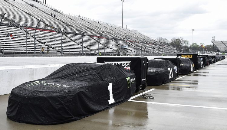 Persistent rain postpones Martinsville Cup race until Sunday