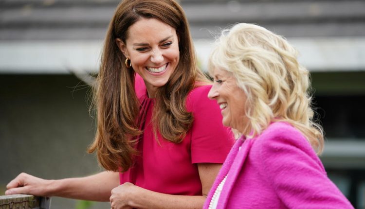 Jill Biden and Kate Middleton meet for the first time