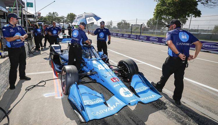 Johnson: “Nothing got me ready” for Detroit in an IndyCar