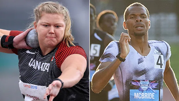 Crew, McBride believe skipping athletics Olympic trials to rest, rehab injuries may give them edge in Tokyo