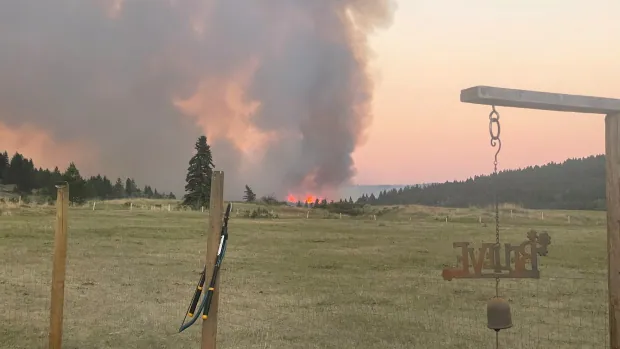 Residents grab what they can before escaping wildfire near Lytton, B.C.