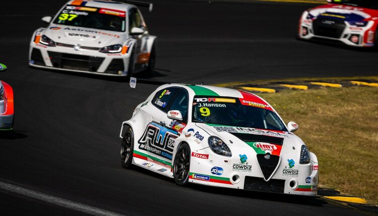 TCR Australia rookie splits with team
