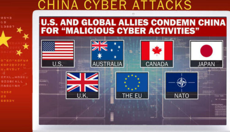 U.S., global allies condemn China for “malicious cyber activities”