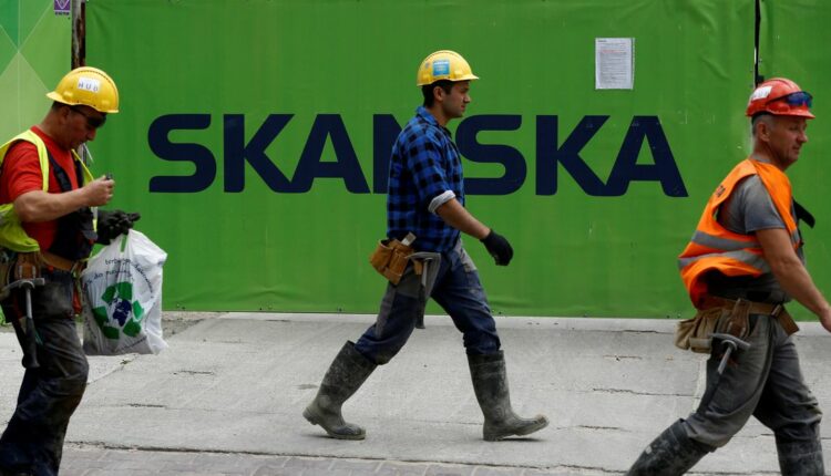 Builder Skanska posts profit jump but flags supply chain pressures