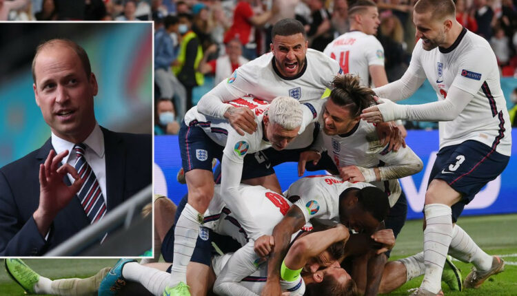 Prince William urges England to ‘bring it home’ as Three Lions go for glory