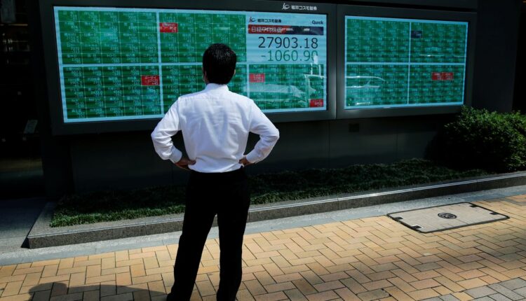 Asian shares try to stabilise, China growth a worry