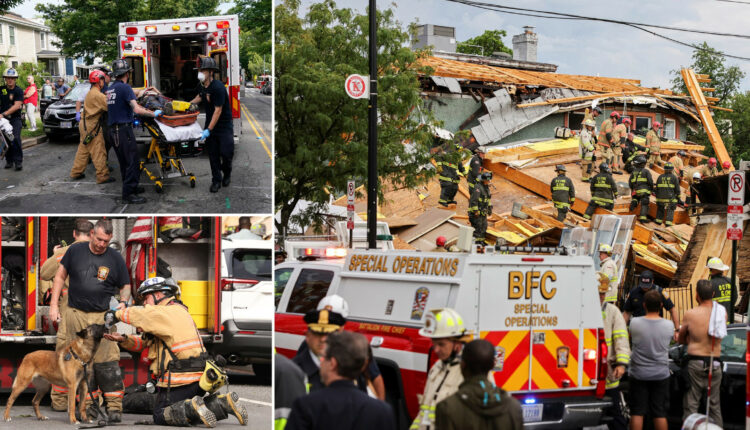 Washington, DC building collapses, trapping one person and injuring several others