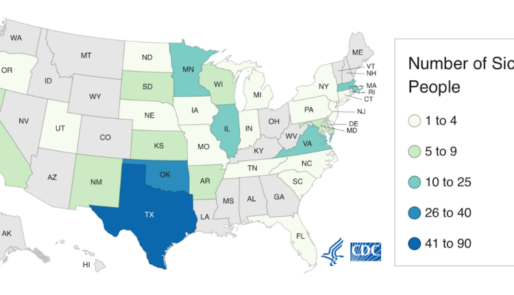 Source remains a mystery for the growing Salmonella Oranienburg outbreak