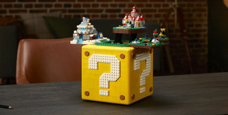 2,064-piece Lego set recreates Super Mario 64 in miniature for $170