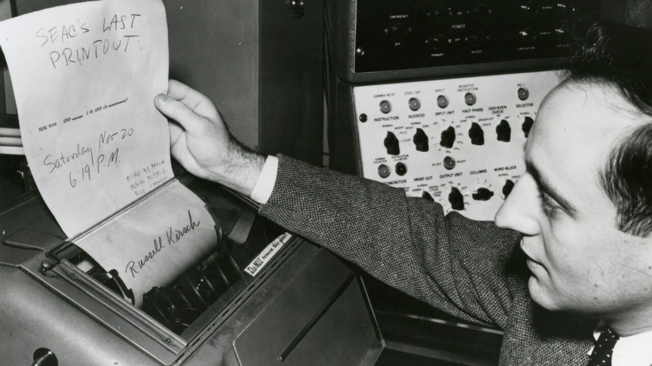 Russell Kirsch, the computer scientist who invented the pixel, has