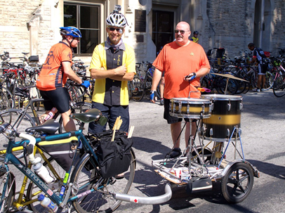 Drums And Bicycles What A Combination