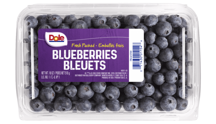 Dole fresh blueberries recalled over potential parasite contamination