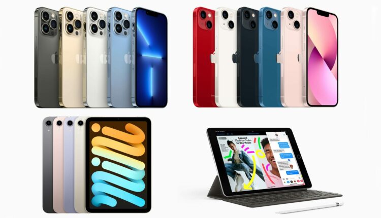 Here’s Canadian pricing for the iPhone 13, iPhone 13 Pro, iPad mini and iPad