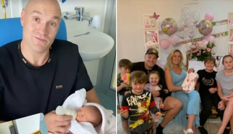 Tyson Fury and wife Paris bring baby Athena home from ICU