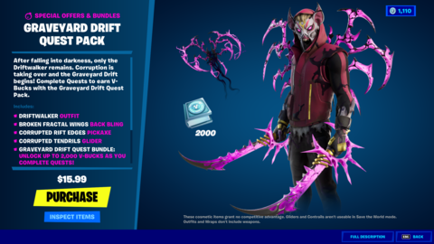 What’s In The Fortnite Item Shop Today