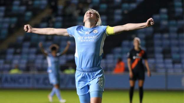 Women’s Continental League Cup: Man City score five as Liverpool beat Villa in group-stage opener