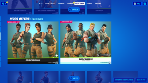 What’s In The Fortnite Item Shop Today: December 4, 2021: Royale Originals Return